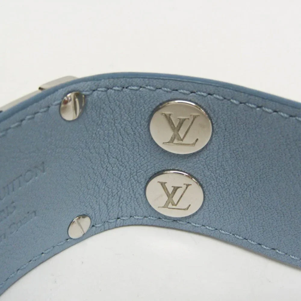 LOUIS VUITTON Blue Leather Bracelet - Picture 7 of 11